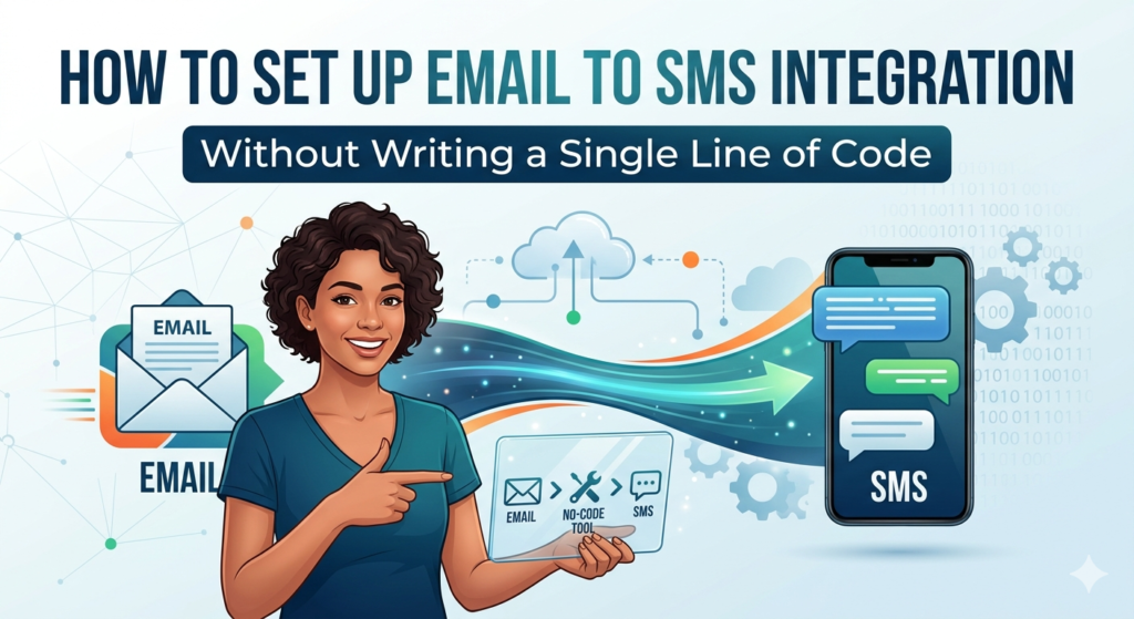 How to Set Up Email to SMS Integration Without Writing a Single Line of Code