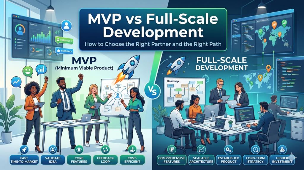 MVP vs Full-Scale Development How to Choose the Right Partner and the Right Path